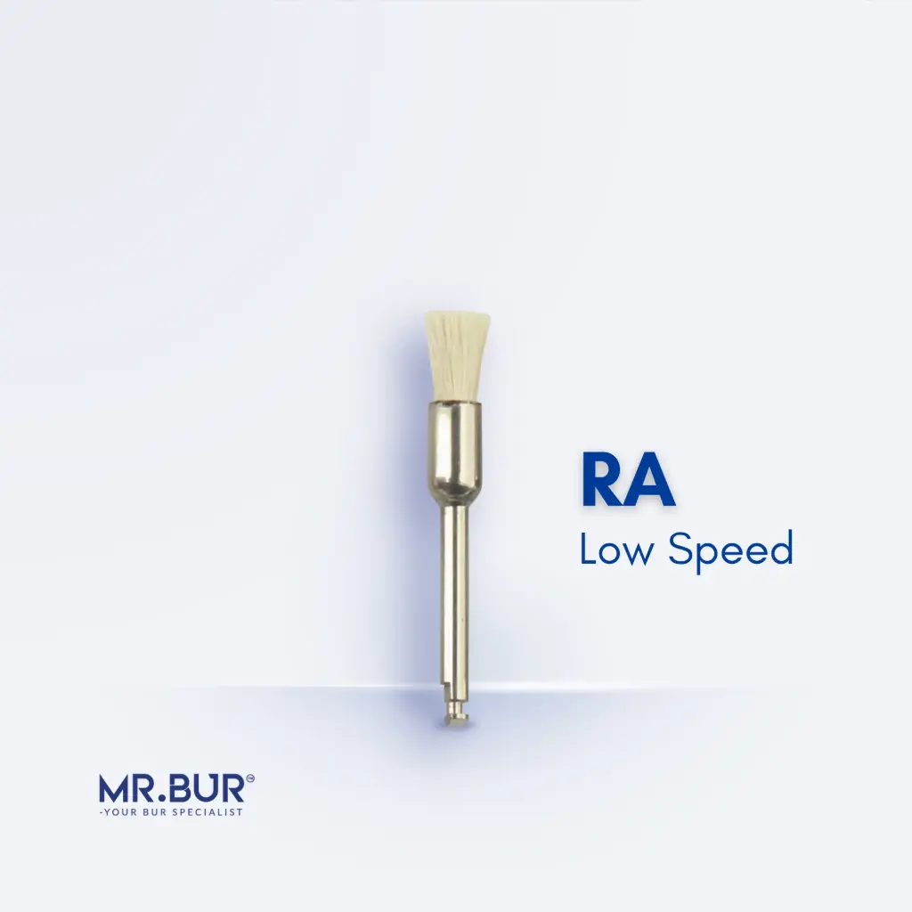 POLISHING BRUSHES RA 50PCS - WHITE GOAT HAIR