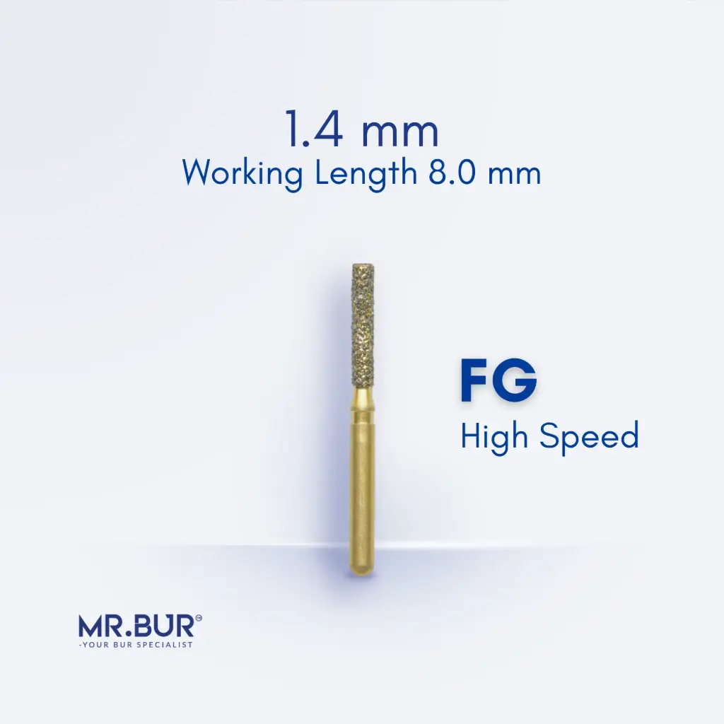 FG GOLD CYLINDER FLAT END